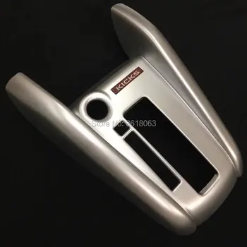 

For 2017 Nissan Kicks 2018 Gear Shift Box holder Frame Panel Cover Trim Garnish ABS Chrome Stickers Car Styling Accessories