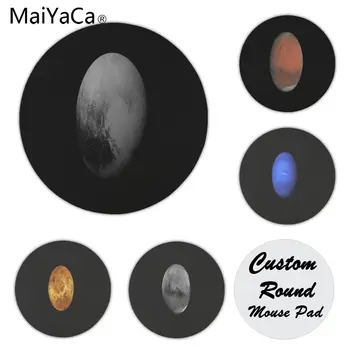 

MaiYaCa Planet Customized laptop Gaming mouse pad Size for 20x20CM Speed Version Round Mousepads