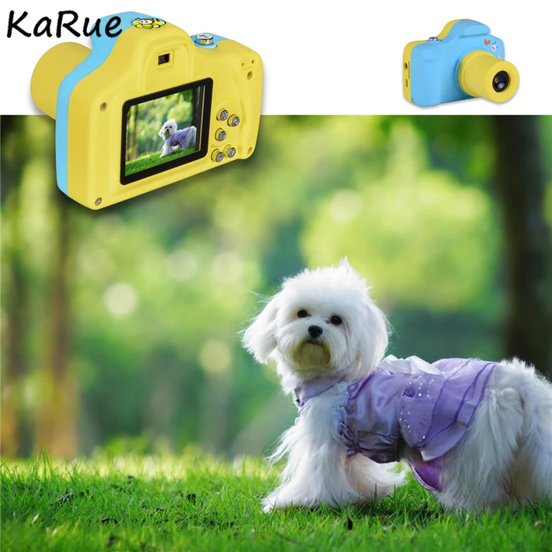 

KR02 Children's Digital Camera Soft Plastic Anti-fall Camera Early Education Puzzle Baby Gift Camera