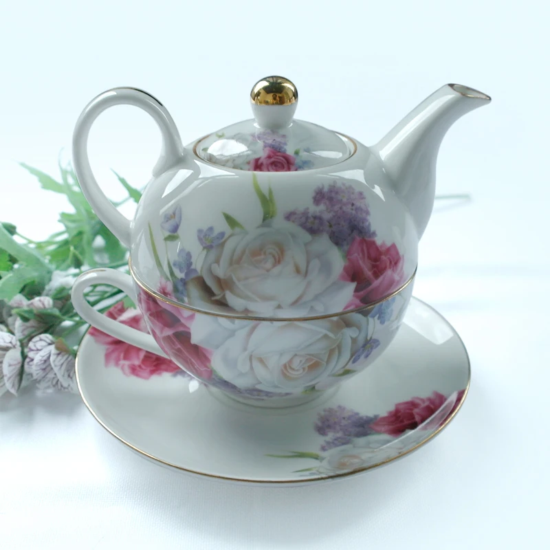 Free shipping, Fashion ceramic teapot tea cup set elegant fresh