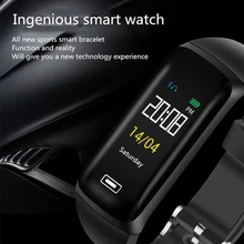 Гениальный смарт-браслет кровяное давление умный Браслет Пульс 60 дней длительный режим ожидания спортивные Португалия pk xia mi band 3 global