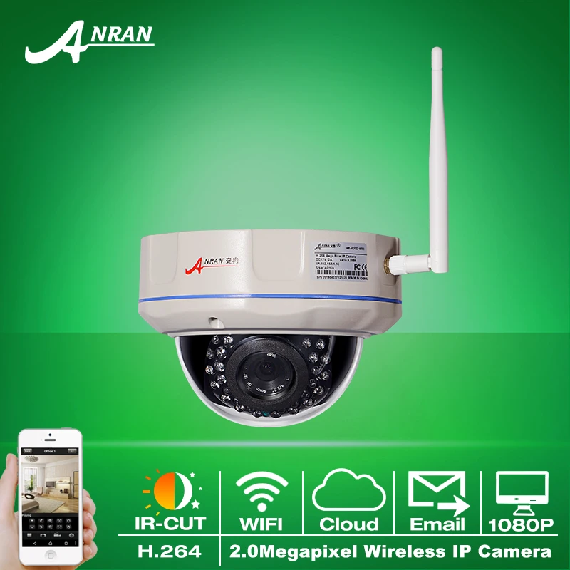  Sony Sensor 2.0MP 1920*1080P HD Outdoor Vandalproof Onvif Wireless WIFI Network IP Camera Dome Security Surveillance IR Camera 
