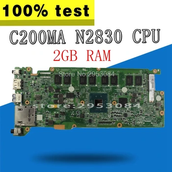 

C200MA MAIN_BD._2G/N2830 Motherboard For Asus C200MA Laptop Notebook With N2830 CPU 2GB RAM Mainboard REV E DA00C7MB6E0