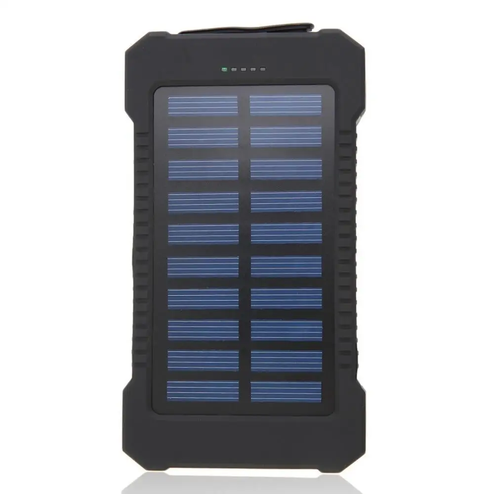 

Solar Power Bank 10000mAh for iPhone X 8 Portable External Battery Charger Cell Phones for Xiaomi Huawei P20 Pro Powerbank