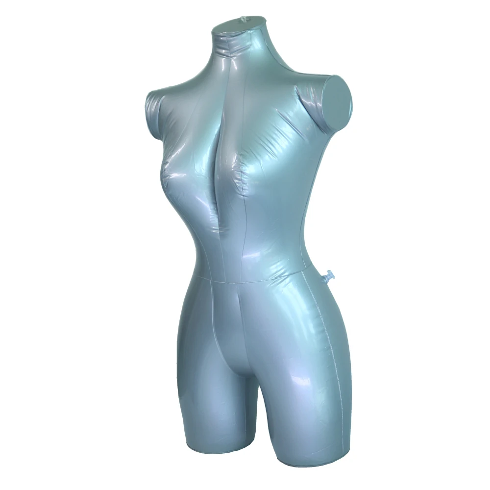 Надувной Женский торс Модель половина тела Манекен верхняя одежда дисплей реквизит