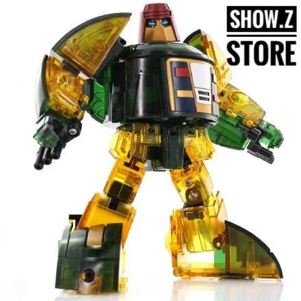 

[Show.Z Store] ToyWorld TW-M07C Spaceracer Clear Version Cosmos MP Transparent Transformation Action Figure