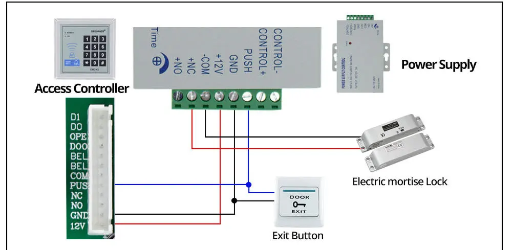 OBO HANDS DC 12V Fail Safe Электронный электрический болт дверной замок для деревянная система контроля допуска к двери водонепроницаемый металлический алюминий