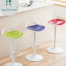 Луи Мода барный стул современный простой поворотный высокий стул бытовой Досуг Лифт