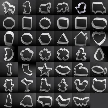 

46 Styles Can Choose Cookies Cutter Wedding Decoration Cake Mould Cookies Stencil Fondant Cake Decorating Tools Biscuits Mold