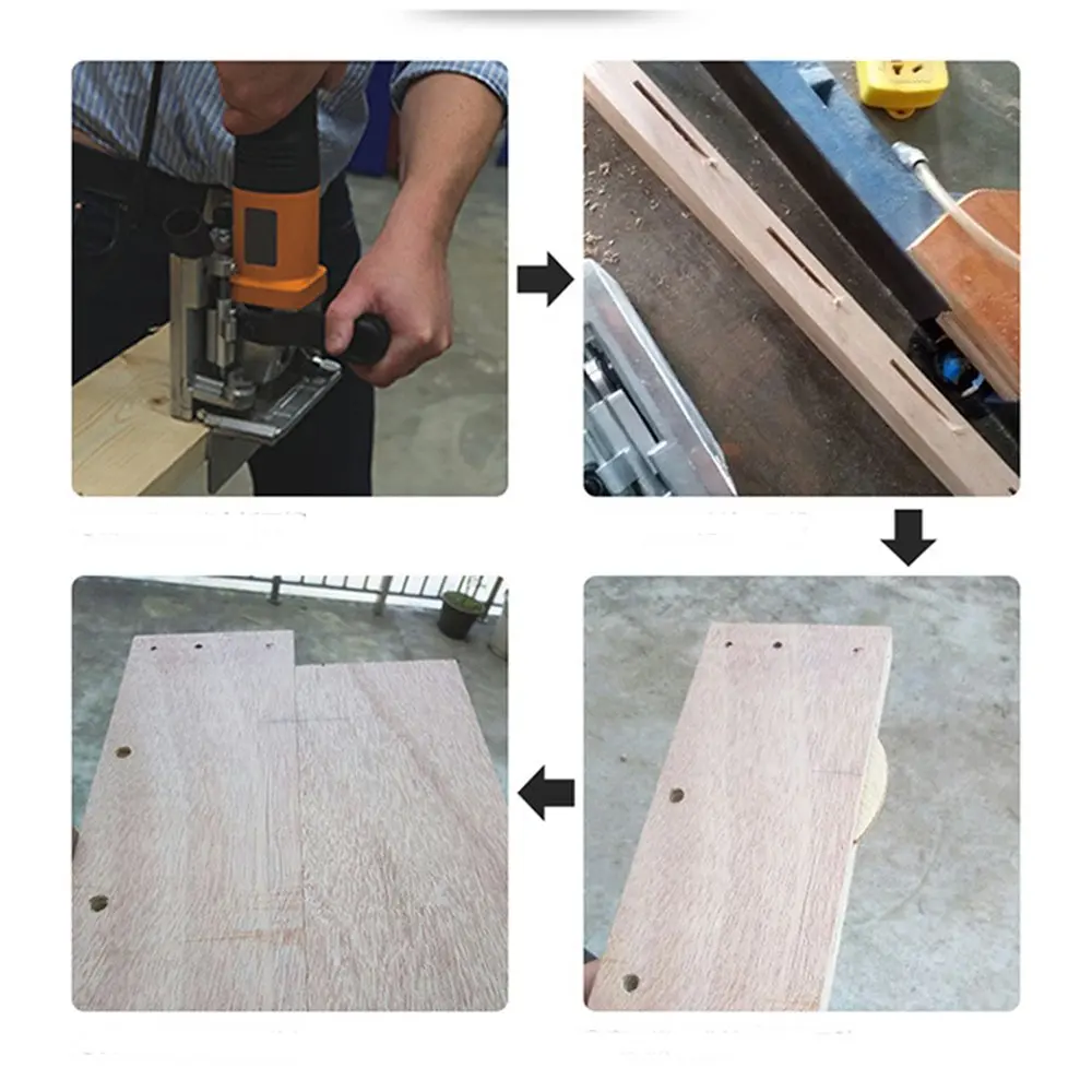 HILDA 100pcs No. 0#/10#/20# Assorted Wood Biscuits for Tenon Machine Woodworking Biscuit Jointer