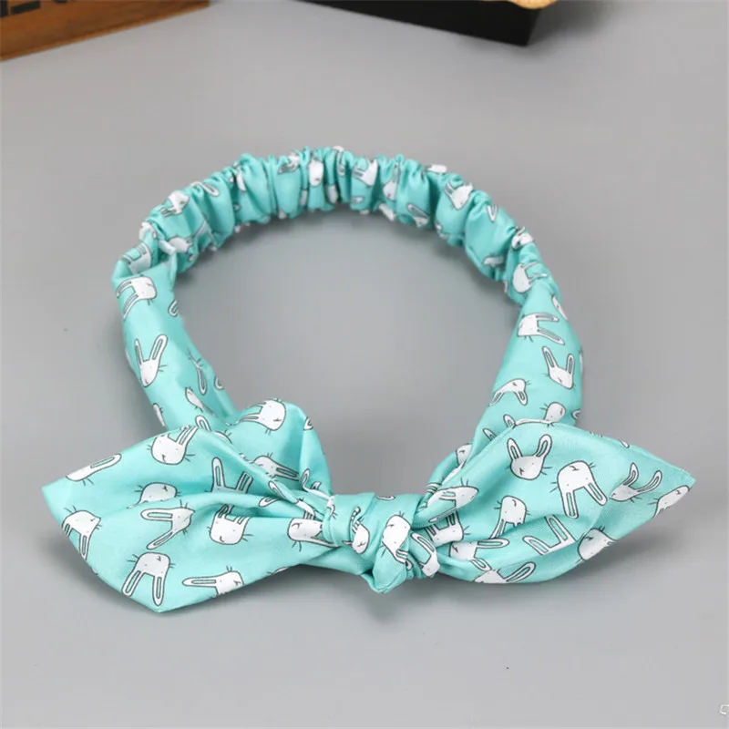 4Rabbit Ear Baby Girl Headband Toddler Cute Beauty Princess Hair Band Elastic Comfortable Hair Accessories for Makeup