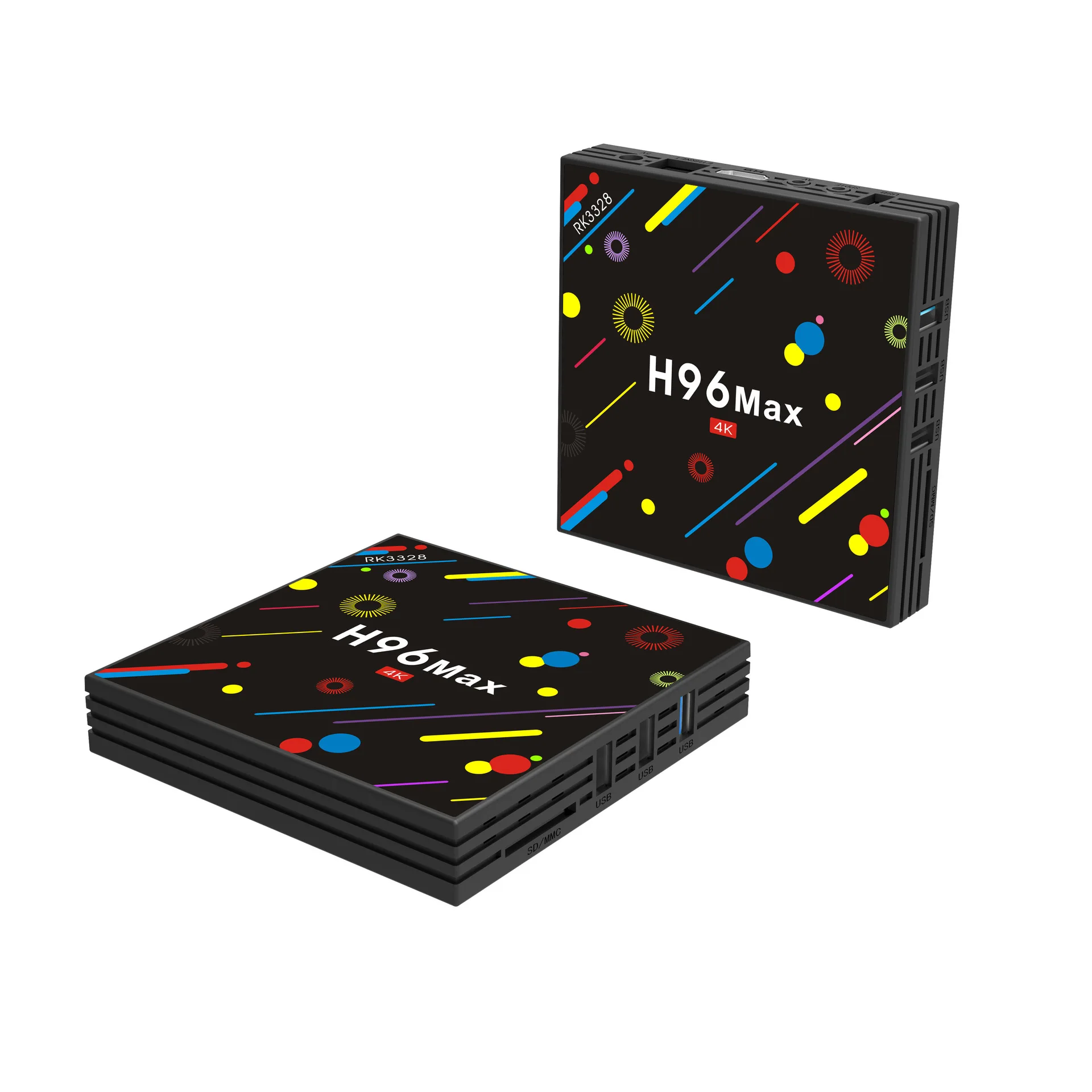 H96 MAX H2 TV Box RK3328 четырехъядерный Android 7 1 4 Гб ОЗУ 32 ПЗУ 4K медиаплеер Bluetooth 0 WiFi HDMI 2 USB 3