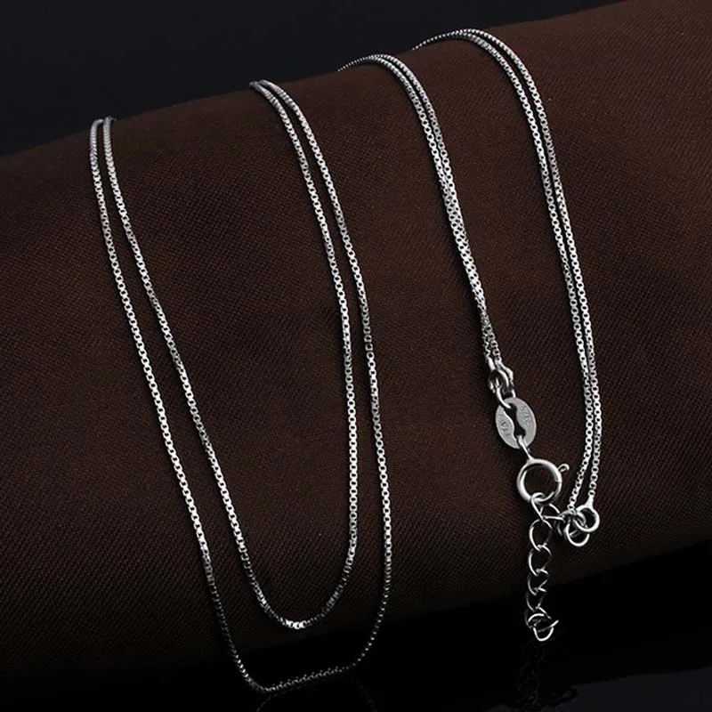 YWM Драгоценности 100% 925 пробы серебристый Jade Pendant Цепочки и ожерелья Мода с Чиан для