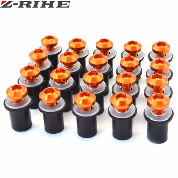 

20X 5MM Universal Windscreen Bolts Screws Windshield Screw Kit for KTM 990 Super Duke Suzuki GSX R 600 GSX R 750 SV 1000 GSR 600