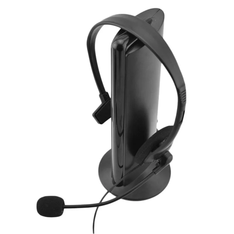 Black Over-ear Wired Earphone Headphones with Microphone Gaming Headset for PC Video Game Gamer For Playstation for PS4 With VOL