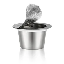 Нержавеющая сталь многоразового использования Nespresso кофе капсулы многоразовые Nespresso машина Эспрессо кофеварка чашка фильтр