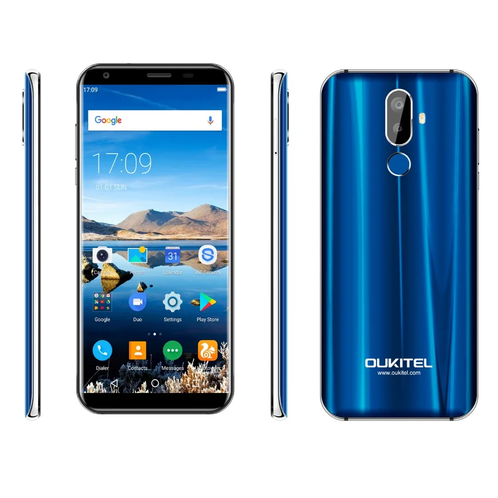 Oukitel K5 5.7 дюйма 18:9 Дисплей 4000 мАч мобильного телефона mtk6737t 4 ядра 2 ГБ Оперативная
