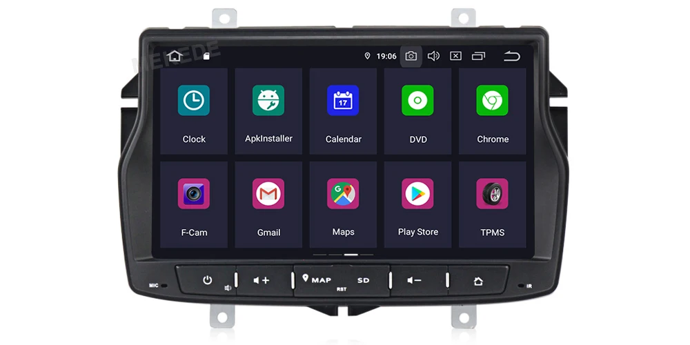 Для Россия Lada! Android9.0 для Lada Vesta Автомагнитола Navi gps навигационный плеер поддержка 4G WiFi Bluetooth DSP функция ips экран