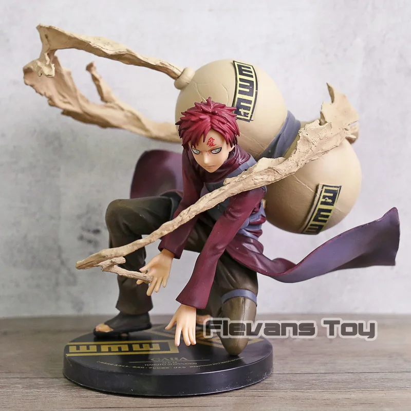 Anime Naruto Shippuden Sand Hidden Village Gaara 5Th Generation Kazekage GEM PVC Action Figure Collectible Model Toy