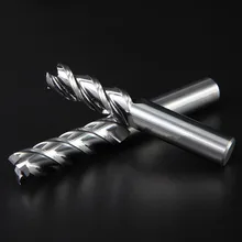 ZGT Metal Cutter Aluminum Endmill HRC55 3 Flute Carbide Milling Cutter End Mill For Aluminum Copper Processing Cnc Milling Tools coating taper milling cutter carving knifer for acrylic plastic processing shk12mm 30degree