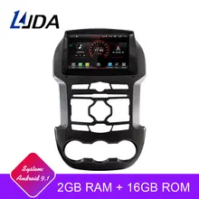 LJDA Android 9,1 dvd-плеер автомобиля для Ford Ranger 2011-2015 gps навигация 2 Din автомагнитола wi-fi-мультимедиа стерео ips головного устройства RDS
