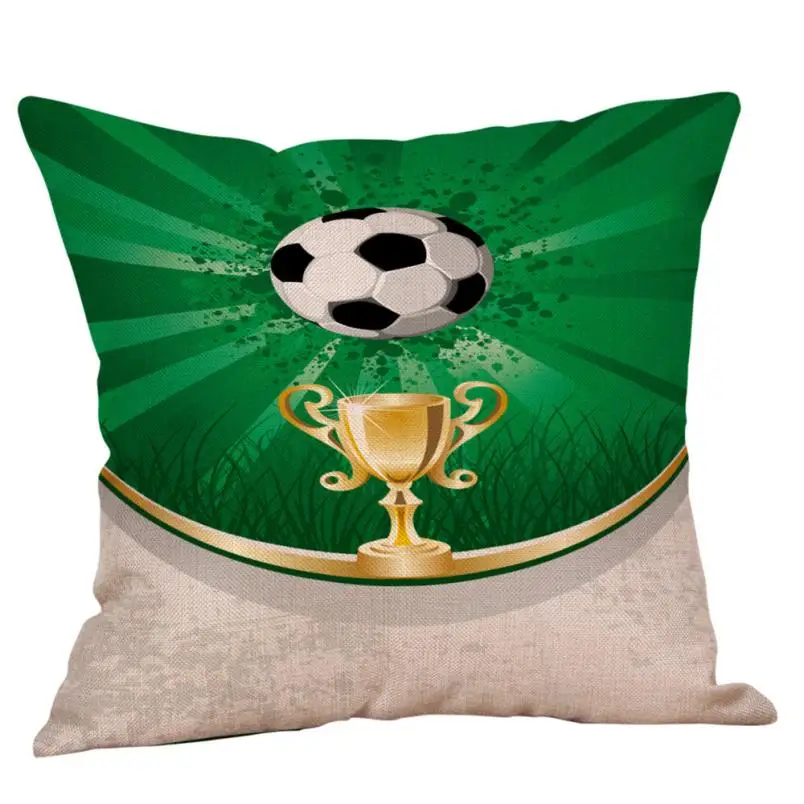 

Gajjar Pillow Neck Pillows Football Printing Pillow Cases Linen Sofa Cushion Cover Home Decor Pillow Case 4.5