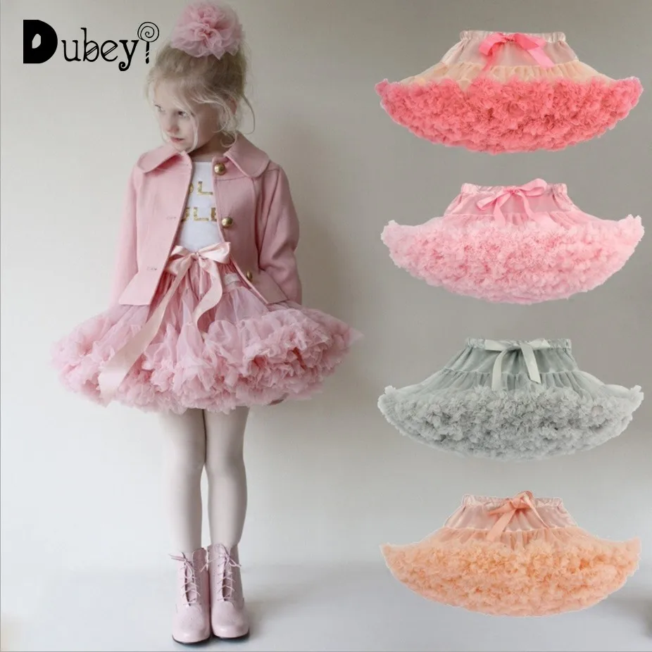 

European and American Mother and Daughter's Fluffy Tutu Skirt Gauze Petti skirt Ballet Performance Family Matching Outfits