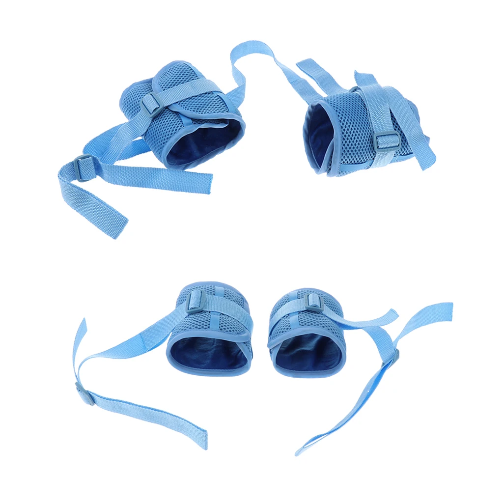 Perfeclan 1 Pair Safety Wrist Ankle Foot Restraint Band For Hospital Patient Fixation, Breathable