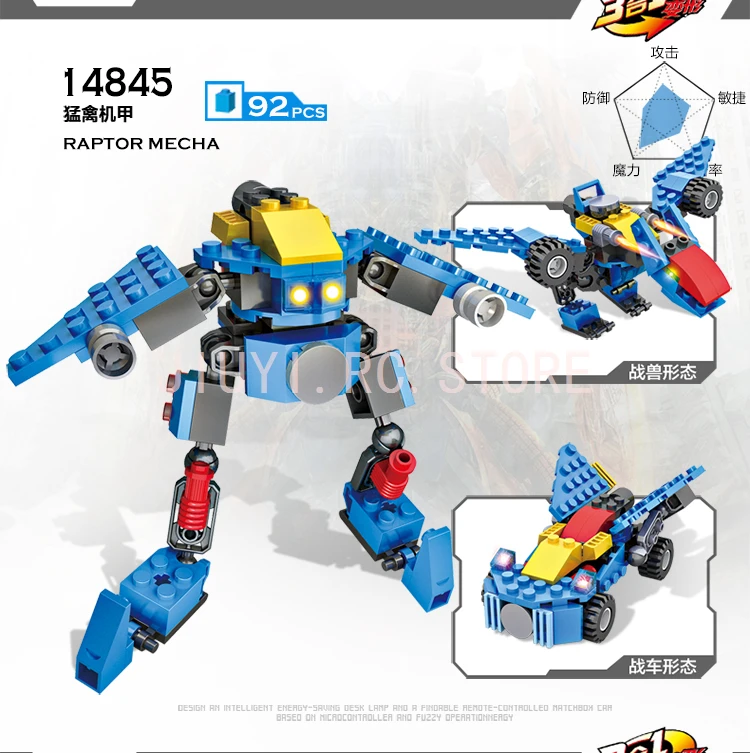 8in1 Similar Transformers Building Block 739pcs Compatible Legos Friend Toy Children Birthday Gift (9)