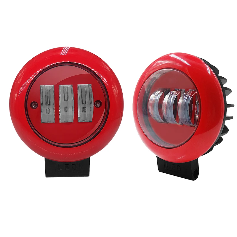 Lâmpada de Trabalho Farol à Prova Moto Rcycles w Levou Luzes Auxiliares Carro Faróis Nevoeiro Lâmpada Local 6500 k 2000lm Rbike d' Água 12 v 50 4 Barra de luzLuz de trabalho