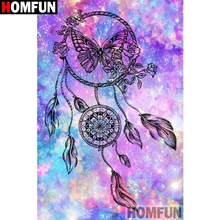 

HOMFUN Full Square/Round Drill 5D DIY Diamond Painting "Wind chimes" Embroidery Cross Stitch 5D Home Decor Gift A01014