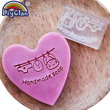 Детская одежда ручной работы мыло Плесень прозрачный Diy Натуральное органическое декоративное мыло делая уплотнение с ручкой акриловые Главы на заказ 3Z0293YW