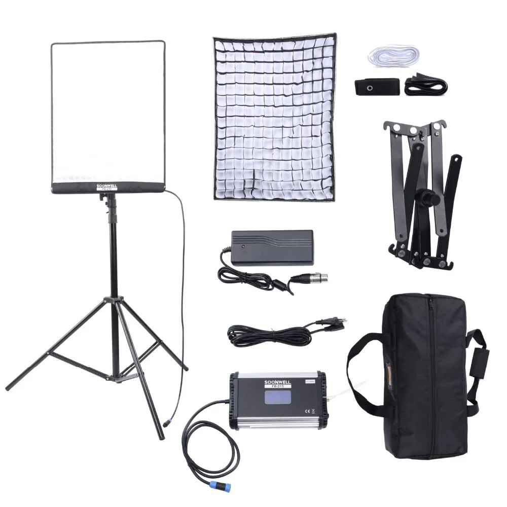 Soonwell FB 215 светильник LED Video Light Flexible Mat Photo 610*460mm (2*100 FT) 3000 W 5600K K Bi Color|Фотографическое