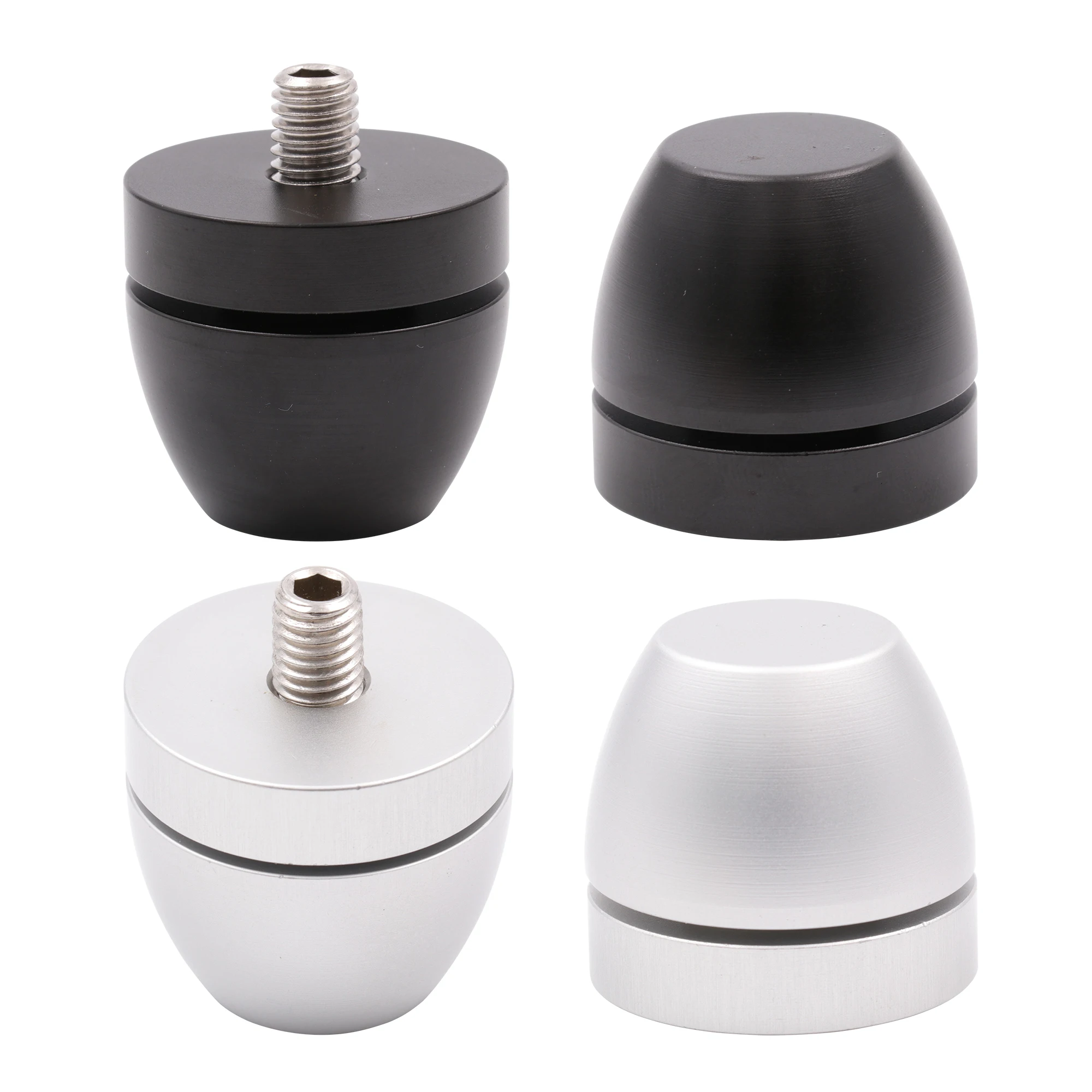 

1PC AUDIO FEET PAD 35x30mm MACHINED ALUMINUM Isolation Speaker Turntable DAC Radio CD Player Desk Bed Cabinet Stand Base Mat