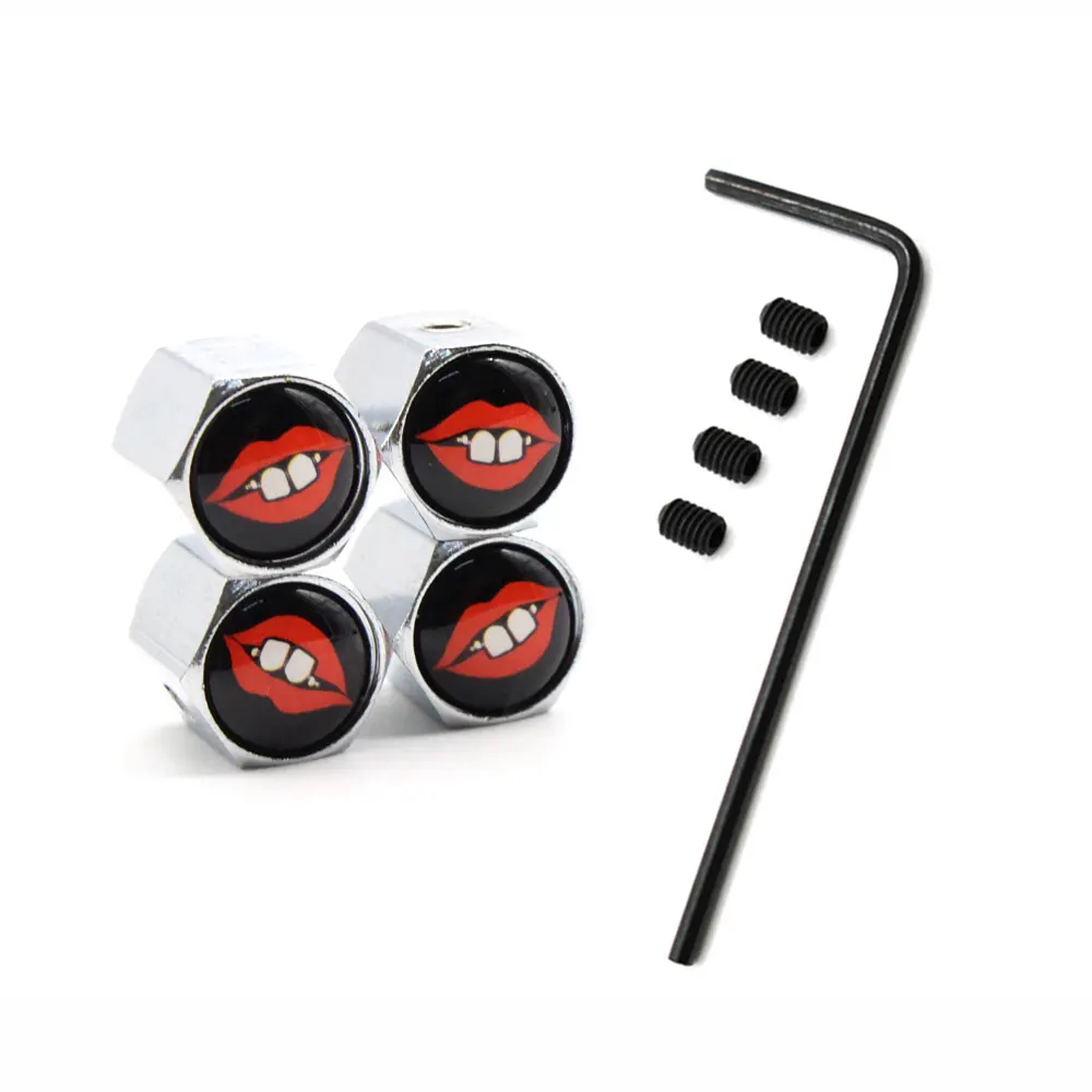 1Set Car Styling Zinc Alloy Anti theft Funny Buck Style Car Tire Valve