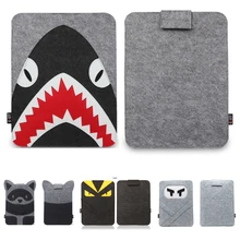 Wool Felt Laptop Sleeve for MacBook Air Pro 11 13 15 15.4 Notebook Case for Mac Acer Dell HP Asus 13.3 14 Cartoon Character Wool Felt Laptop Sleeve for MacBook Air Pro 11 13 15 15.4 Notebook Case for Mac Acer Dell HP Asus 13.3 14 Cartoon Character