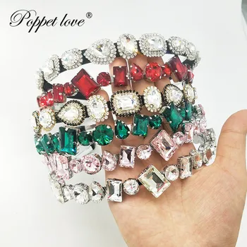 

2019 New Arrival Charming white Crystal Bridal Tiara Crowns Magnificent Rhinestone Diadem for Princess Wedding Hair Accessories