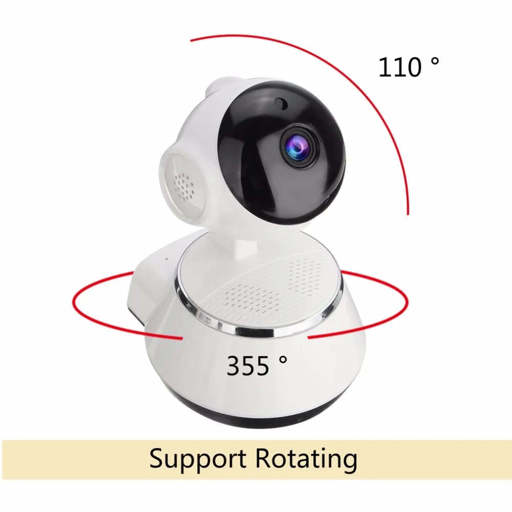 Камера видеонаблюдения Wifi IP камера HD 720P Камера Безопасности s беспроводная сеть Videcam ночное видение широкий угол