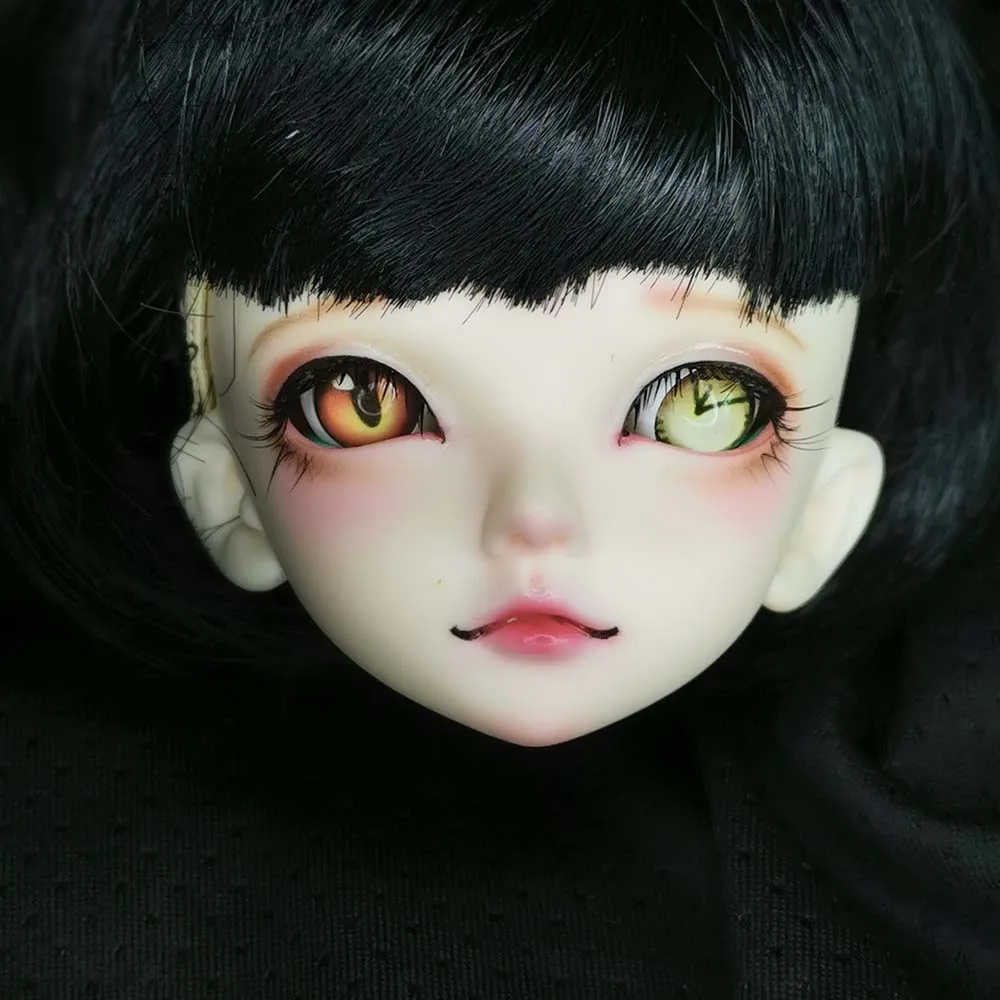 Дата битва Tokisaki Kurumi Bjd глаза часы глаза 1/4 1/3/6 1/8 BJd Кукла SD MSD 8 мм 10 мм 12 мм 14 мм 16 мм с принтом куклы аксессуары