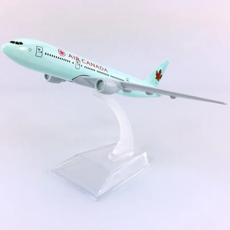 16 см 1:400 Boeing B777-200 модель Air Канада Самолет Авиакомпания с базовым сплавом самолет Коллекционная демонстрационная коллекция игрушек