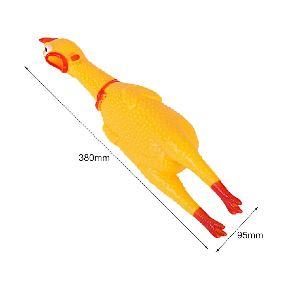 Noverty Gad забавные антистрессовые крики резиновая курица сжимаемые звуковые игрушки для детей и взрослых снятие стресса курица пищалка Детские игрушки
