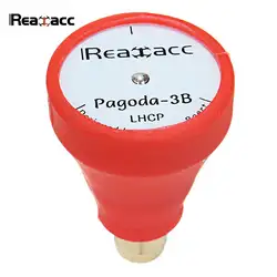 Realacc пагода 5,8 ГГц 2dBi RHCP/LHCP Мини FPV антенны SMA/RP-SMA мужской для RC модели Multicopter черный, красный FPV Racing Запчасти