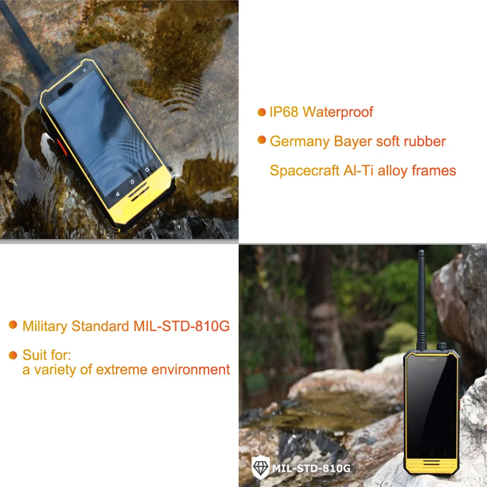 Nomu T18 IP68 водонепроницаемый смартфон MTK6737T четырехъядерный 5200 мАч Ударопрочный