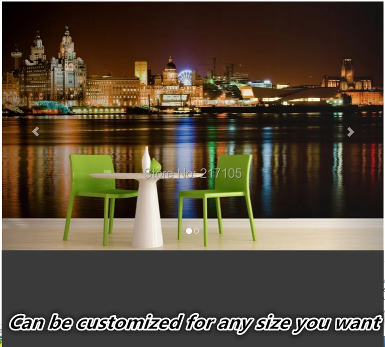 Custom 3d Stereoscopic Liverpool City Night Wallpaper For Home Decor Living Room Room Tv Backdrop Waterproof Vinyl Wallpaper Wallpaper Flower Wallpaper Softwarewallpaper Murals Wall Aliexpress