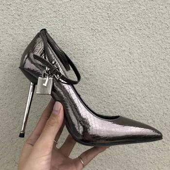 

Beauty Shoes Party for Women High Heels Sexy Ladies Shoes Pointed Toe Women Shoes Retro Wedding Pump Shoes Tide Sapato Feminino