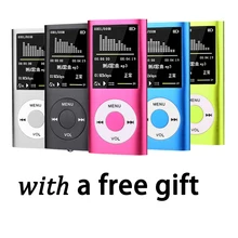 MP3 Портативный USB Mini MP3 плеер ЖК-дисплей Экран Поддержка Micro SD карты памяти с Спорт Дизайн и бесплатный подарок наушники