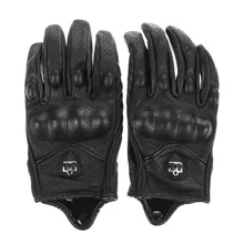 1 Pair Motorcycle Gloves Waterproof Leather Full Finger Bicycle Cycling Motocross Golves M L XL Short Leather Gloves Hot Sell