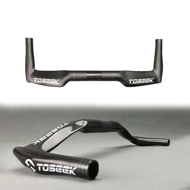 MUQZI Road Bike Carbon fiber Handlebar Cycling Horns Handle bar Ultra