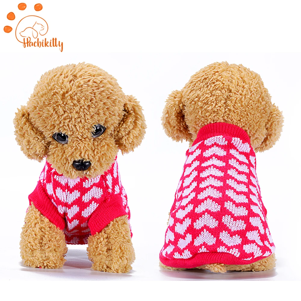 Winter Warm Pets Sweater Dog Clothes For Puppy Outfit Sweater Yorkies Dogs Clothes For Small Dogs Chihuahua Cats Products (6)