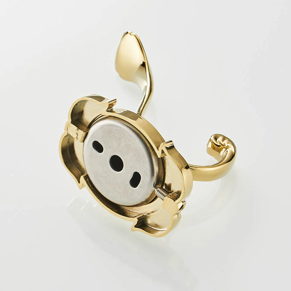 New Design Robe Hook,Clothes Hook,Solid Brass Construction With GoldenSilverAntique Bronze Finish Bath Accessory (1)